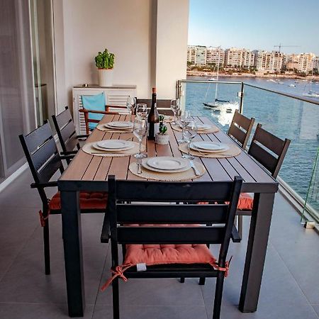 Seafront Two Bedroom Apartment Сент Джулианс Экстерьер фото