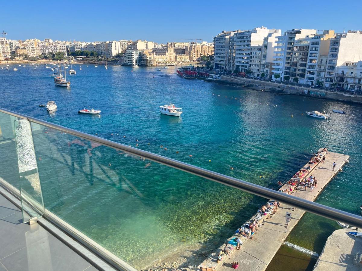 Seafront Two Bedroom Apartment Сент Джулианс Экстерьер фото
