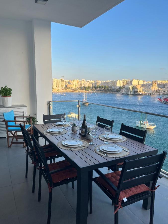 Seafront Two Bedroom Apartment Сент Джулианс Экстерьер фото